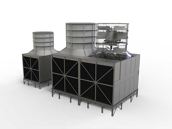 Cooling tower noise reduction without affecting efficiency