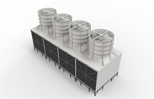 What are the advantages of silent energy-saving cooling towers?