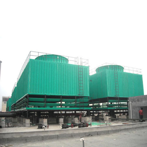 Solution to insufficient ventilation of FRP cooling tower