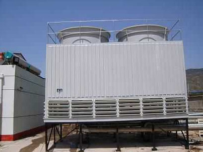 Noise reduction method of square cooling tower