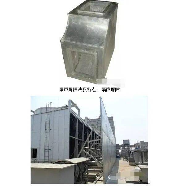 Cooling tower noise barrier