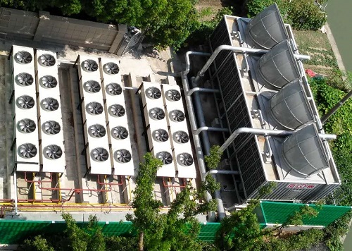 Noise reduction measures of cooling tower condenser and specific analysis of noise sources