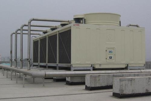 Effect of noise reduction treatment plan for cooling tower refrigeration screw unit