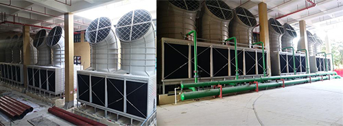 Cooling tower noise reduction project