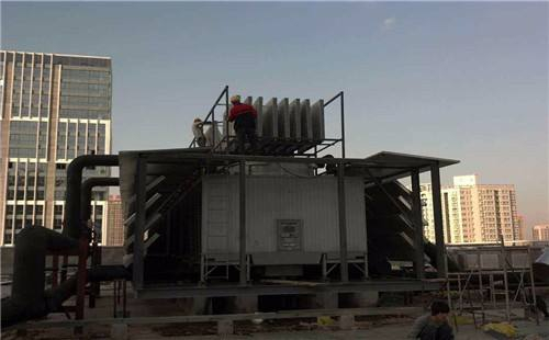 How far is the noise of the cooling tower to the surrounding residents