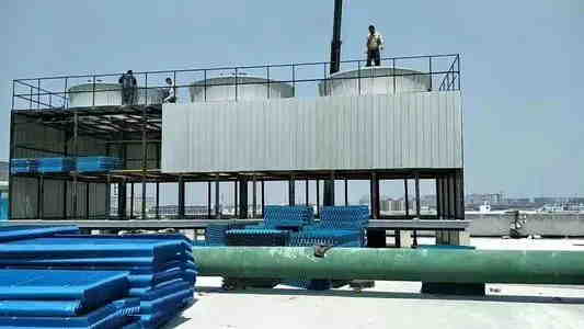 How to adjust the loss of cooling water in glass fiber reinforced plastic cooling tower