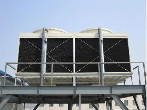 Equipment cooling tower to improve energy efficiency