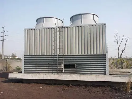 What are the structural characteristics of the cooling tower