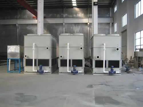 The characteristics of the cooling effect of the closed cooling tower