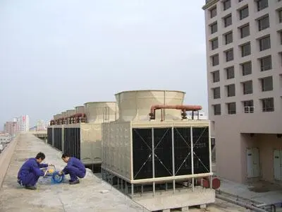 Steps for cleaning the cooling tower fan of central air conditioning