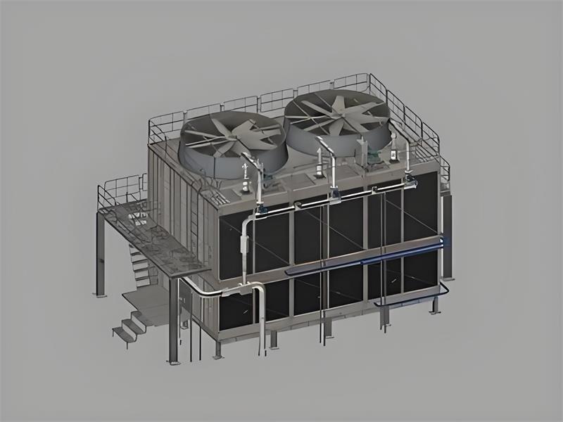 Method for replacing the water spray packing of hyperbolic cooling tower